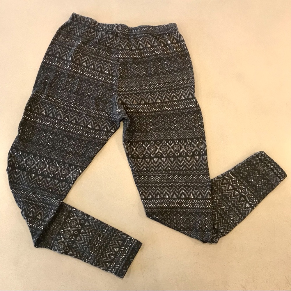 FRENCH LAUNDRY | Soft Printed Leggings Sz M